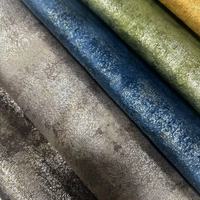 Tissu de canapé en velours de haute qualité en gros d'usine, nouveau design moderne en velours tricoté, tissu de canapé en velours imprimé