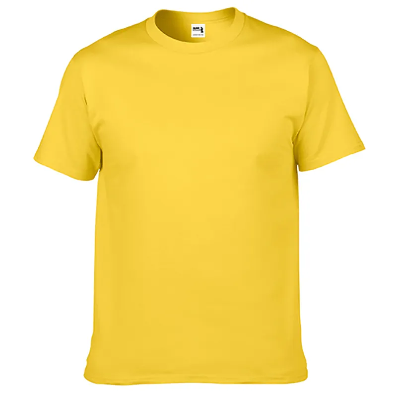 Birinci sınıf kalite pamuk özel Logo erkekler baskı özel T Shirt baskı düz boy tshirt