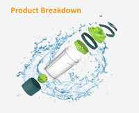 Nouvelle Offre Spéciale Fitness Homme En Plastique Sport Bouteille D'eau Gym Protéine Shaker En Plastique Bouteille D'eau