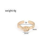 3 Designs New Fashion Bague réglable SPY FAMILY Bague plaquée or Anime Cute Forever Best Friend Gift Opening Ring
