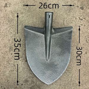 Cabeza de <span class=keywords><strong>pala</strong></span> de jardinería de acero al carbono con mango de madera estilo italiano de alta calidad, con hoja de 30 cm, para bricolaje - Product Image 2