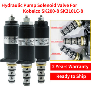 SK120 SK130 <span class=keywords><strong>SK135</strong></span> SK200-6 SK200-8 SK330-8 SK350-8 excavadora válvula de solenoide de YN35V00050F1 KWE5K-31 G24DB50 solenoide para <span class=keywords><strong>Kobelco</strong></span> - Product Image 5