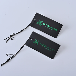 Chất Lượng Cao Tùy Chỉnh Tên Biểu Tượng Quần Áo Treo Thẻ Tùy Chỉnh In Ấn Treo Tag Cho Quần Áo - Product Image 5