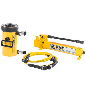 Cao Trọng Tải Đôi Diễn Xuất Hollow Pit Tông Thủy Lực Jack Xi Lanh