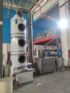 Sistema de limpieza de gases de escape, torre de pulverización de laboratorio, depuradores de gases residuales para purificación de HCL/H2S/SOX/<span class=keywords><strong>NOX</strong></span>/NH3/cloro/VOCs/polvo - Product Image 2
