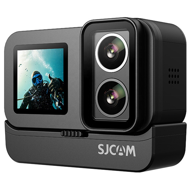 SJCAM Dual Lens Dual Screen 4K 30FPS Action Camera 20MP Waterproof Sport Camera Video Camcorder for Vlogging Helmet Motorbike