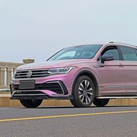 Diffuseur de pare-chocs avant sport noir brillant en ABS, pièce de modification extérieure pour Tiguan L, marque JIXIANHUI