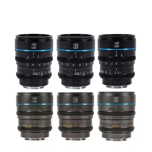 SIRUI 나이트 워커 24mm 35mm 55mm T1.2 S35 시네 렌즈 소니 E 후지 XF 캐논 FR M4/3 마운트 카메라용 대형 조리개 카메라 렌즈