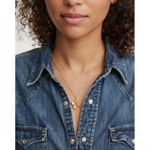 Collar con Colgante de Letra en Negrita - Product Image 1