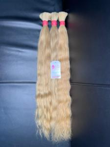 Extensions de cheveux humains blonds de haute qualité 613, cheveux indiens vierges Remy alignés sur les cuticules, 40 pouces, ondulations, closure, tissage de cheveux - Product Image 5
