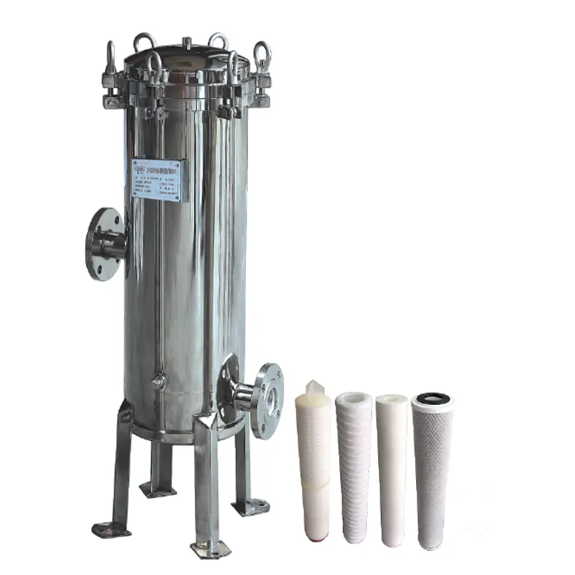 Waterbehandeling Ss 304/316 Roestvrij Staal Magnetische Multi-Cartridge Zakfilter Behuizing Kyk Korea Waterfilter