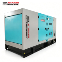 Kompletter Grauer Großer Kraftstofftank 40KW/50KVA 44KW/55KVA Wassergekühlter Dieselgenerator mit Geringer Lautstärke