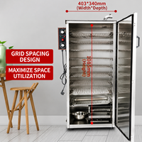 Fumoir Électrique Commercial pour Viande de Poulet, Fumoir de Jardin à 5 Plateaux, Four à Fumer Alimentaire 110V, Machine à Fumer la Viande