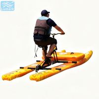 Vélo aquatique SUP à plancher plat, monoplace, avec cadre en aluminium et tapis flottant avant haute pression pour lac, portable, de Chine, Lumark
