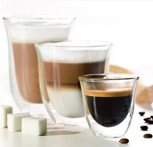 AIHPO41 Thermol Resistente Al Calore Unico Logo Personalizzato 80ml Colpo di Occhiali A Doppia Parete Tazze di Caffè <span class=keywords><strong>Espresso</strong></span> Tazze senza maniglia - Product Image 6