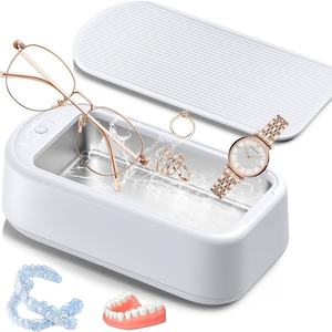Nettoyeur ultrasonique électrique à grande capacité, effet de nettoyage excellent, pour lunettes, matériel dentaire, montres, bijoux - Product Image 1