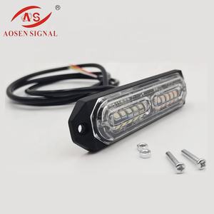 12 светодиодов ультратонкий мигающий боковой фонарь для грузовика, яхты, мотоциклетный задний фонарь, пикап, грузовик, стробоскоп - Product Image 3
