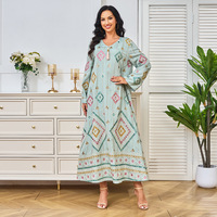 Gaun Maxi Elegan Wanita OEM/ODM Siap Kirim, Bahan Berkualitas Payet, Mode Timur Tengah, Pakaian Modis Berkualitas Tinggi, Ukuran Besar, untuk Lebaran