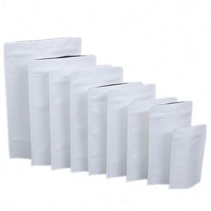Pochettes d'emballage refermables en papier kraft avec fermeture éclair, imprimées en sérigraphie sur le thème de l'amour, réutilisables, 30x40cm, pack promotionnel - Product Image 3