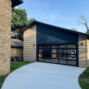 Portes <span class=keywords><strong>de</strong></span> <span class=keywords><strong>garage</strong></span> sectionnelles en verre transparent insonorisées <span class=keywords><strong>de</strong></span> haute qualité avec porte piétonne - Product Image 1