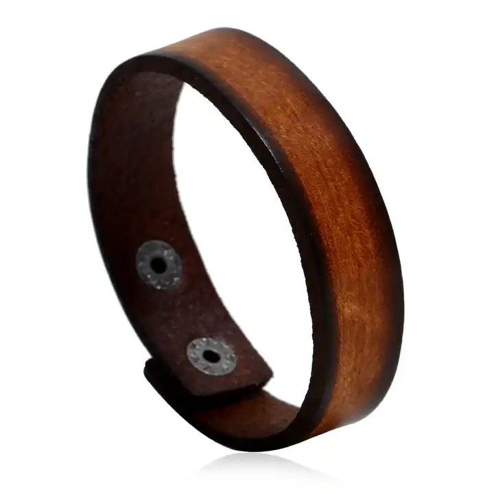 Men's Unique Leather Bracelet - Black | Konga Online Shopping