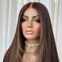 Perruque 360 Lace en Cheveux Humains Pré-Pluckée Sans Colle Cheveux Remy Ligne de Cheveux Naturelle