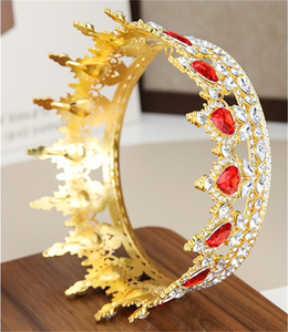 Superbe couronne de princesse vintage en diamant pour gâteau, décoration de gâteau pour mariage, <span class=keywords><strong>anniversaire</strong></span>, baby shower, fête - Product Image 5