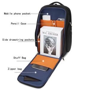 Mochila Antirrobo Impermeable para Portátil con Carga USB, Compatible con TSA, Resistente a Impactos, Bolsa de Viaje para Negocios de 15.6/17 Pulgadas - Product Image 5