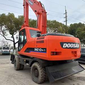 Excavatrice sur pneus et chenilles Doosan DX210W DH210 d'occasion de 21 tonnes avec moteur, modèle 2024, faible nombre d'heures, prix réduit, en vente - Product Image 1