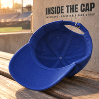 Casquette de baseball en coton vierge à six panneaux, réglable, classique, pour hommes, pour uniformes, personnel et équipes sportives, vente en gros, en stock, faible MOQ, commande en gros