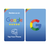 Carte NFC Google Review : Carte intelligente pour laisser un avis, carte de visite connectée pour les avis Google