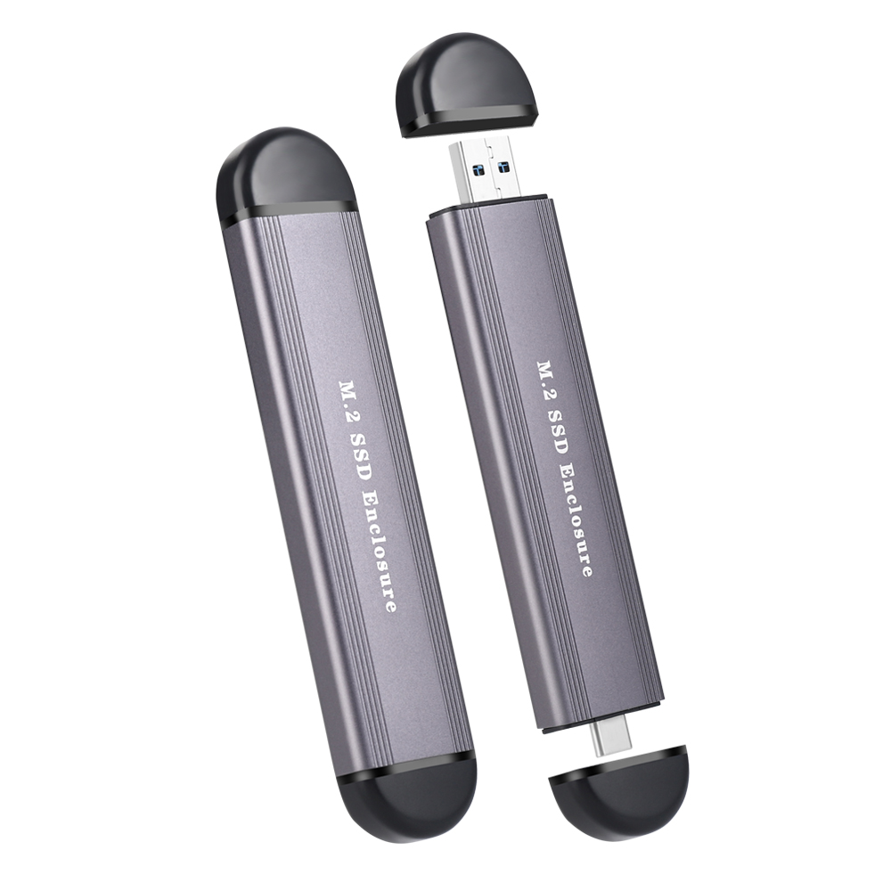 Новый дизайн, портативный корпус SSD USB3.1 M.2, корпус от Nvme до USB A, разъем USB C, 10 Гбит/с, в наличии
