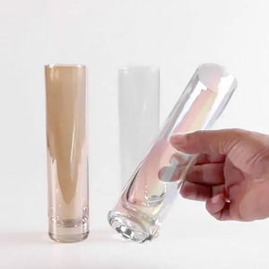 Glass äulen vase Glasvase Flaschen boden blase Mehrfarbige Blumenvasen <span class=keywords><strong>Terrarium</strong></span> Glasbehälter Flasche Hochzeits dekor - Product Image 4