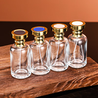 Botol Parfum Silinder Custom dengan Atomizer 50ml/100ml, Ukiran Matte, Kaca Putih Tinggi, Pompa Semprot, Botol Kosong Mewah dengan Kotak