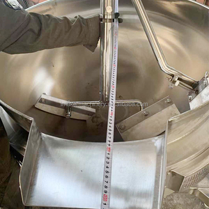 Bouilloire revêtue innovante de chauffage par <span class=keywords><strong>induction</strong></span> 200L avec agitateur <span class=keywords><strong>pour</strong></span> la cuisson industrielle des bonbons - Product Image 5