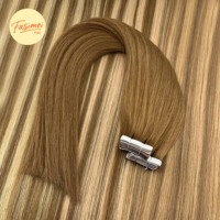 Vente en gros Vendeurs de cheveux humains doublement étirés couleur salon de coiffure Ruban injecté dans les extensions de cheveux humains Ruban dans les extensions