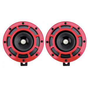 แตรรถบรรทุกสีแดงคุณภาพดี แตรรถยนต์ แตรรถบัส แตรไฟฟ้า 12v 24v - Product Image 2
