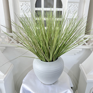 ดอกไม้ประดิษฐ์ Queyiyi หญ้าเทียมทรงโค้ง ขนาด 30 ซม.-100 ซม. ทำจาก PVC นุ่ม สำหรับตกแต่งบ้าน ตกแต่งงานแต่งงาน - Product Image 2