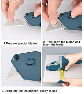 Alçıpan kesici ağaç İşleme daire çizim hattı çizim aracı bulucu ile mezura manuel kesici alet alçıpan için - Product Image 6