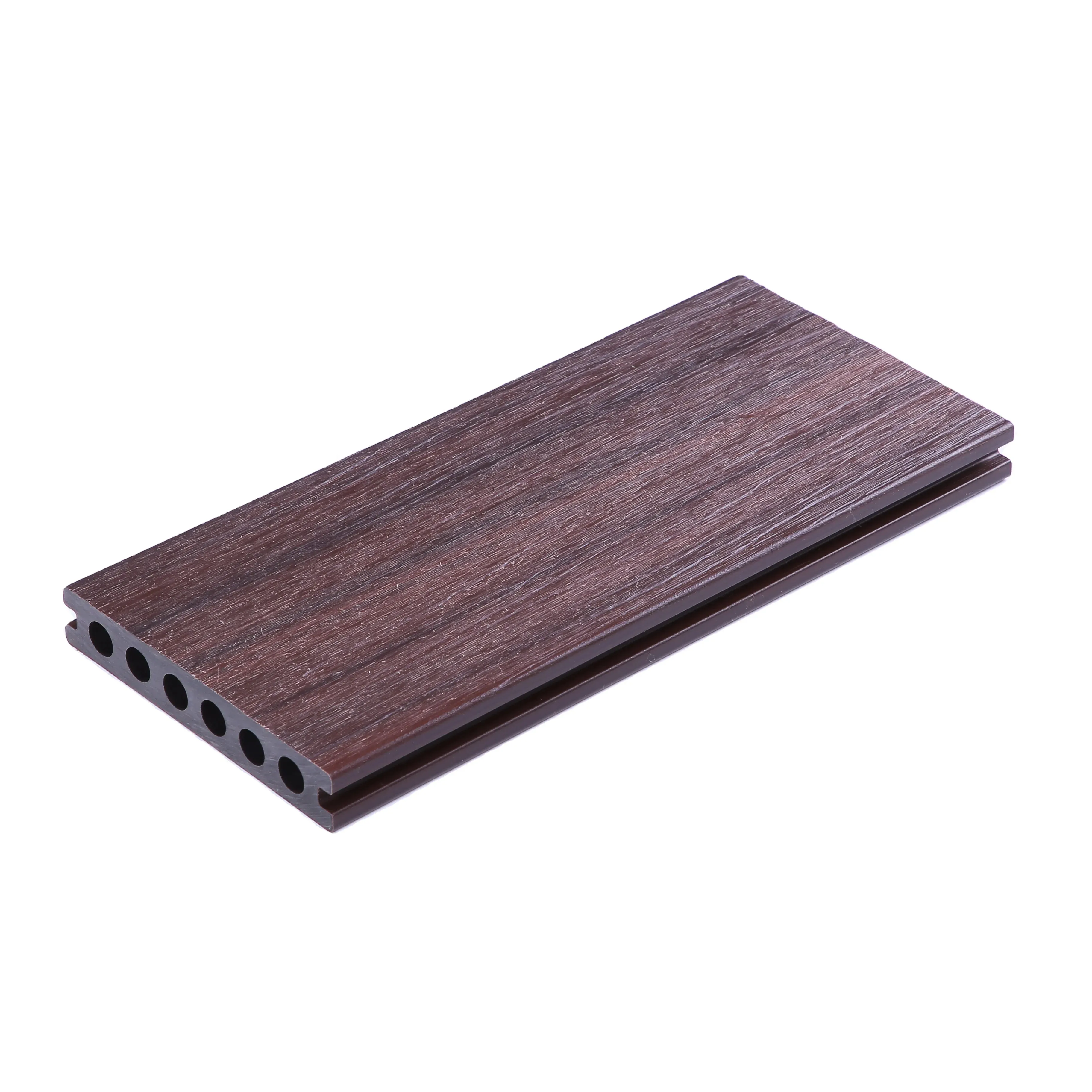Platelage composite WPC de haute qualité Planche de terrasse en bois composite en plastique étanche pour l'extérieur
