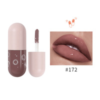 Brillant à lèvres mini capsule à texture cristalline scintillante soyeuse et longue durée de marque privée OEM
