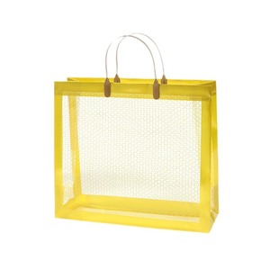 PP Plastic Transparent Tote Bag 31x27x11cm Square Shape <b>Gift</b> Bags <b>For</b> Shopping And Souvenirs - Product Image 4