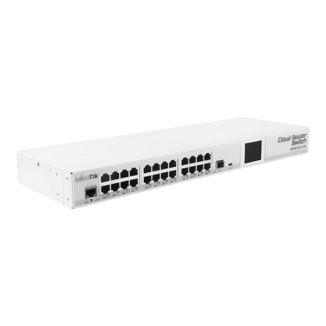 CRS328-24P-4S+RM 24 1U Rackmount case  Port Gigabit Ethernet Router Switch with Four  10Gbps SFP+ Ports
