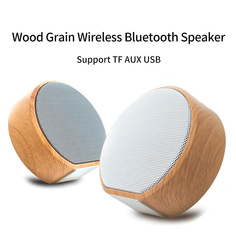Rétro Bois A60 Bluetooth Haut-Parleur Sans Fil Extérieur Portable Mini Ordinateur Bluetooth Boîte de Son Soutien AUX TF Carte pour Téléphone