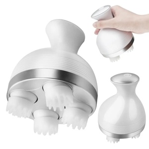 Brosse de massage électrique vibrante pour le cuir chevelu, pour usage domestique - Product Image 1