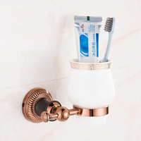 Ensemble de quincaillerie de salle de bain moderne de style hôtel, à un niveau, en aluminium écologique, à huit pièces, à montage mural, pour usage domestique