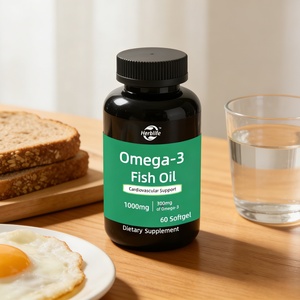 Cápsulas de Aceite de Pescado Omega-3 de 1000 Mg para el Cuidado de la Salud, Favorecen la Salud del Corazón con Omega 3 EPA y DHA - Product Image 4