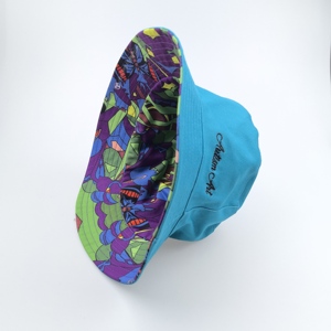 Casquette de soleil réversible de haute qualité personnalisée pour les sports de plein air, la pêche, avec motif de dessin animé brodé - Product Image 1