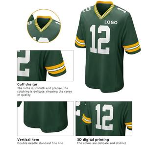 Camiseta de Fútbol Americano Personalizada por Sublimación, Uniformes de Fútbol Americano para Adultos, Camiseta de Fútbol Americano Personalizada - Product Image 3