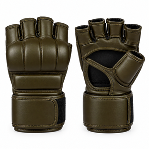 Gants MMA à doigts ouverts avec coussinets de protection pour le grappling, les frappes, l'entraînement aux arts martiaux et les séances de fitness (vente en gros) - Product Image 3